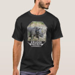 Kruger National Park South Africa Rhino Watercolor T-Shirt<br><div class="desc">Kruger National Park watercolor design. The park's high density of wild animals includes the Big 5: lions,  leopards,  rhinos,  elephants and buffalos.</div>