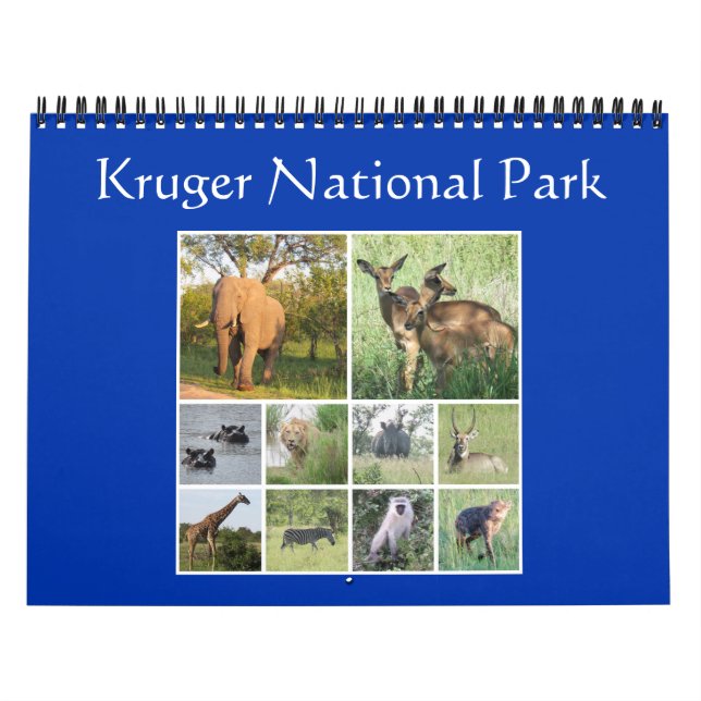 kruger safari calendar (Cover)