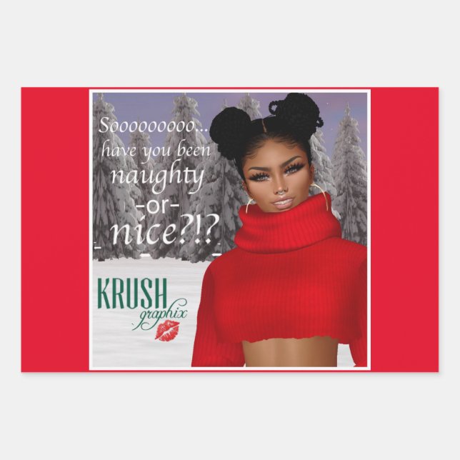 Krush Graphix by Ahsek Novel Gift Wrap 1 (Front)