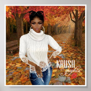 Krush Graphix by Ahsek Novel Hello Fall Poster 2