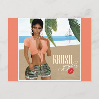 Krush Graphix by Ahsek Novel Postcard 8