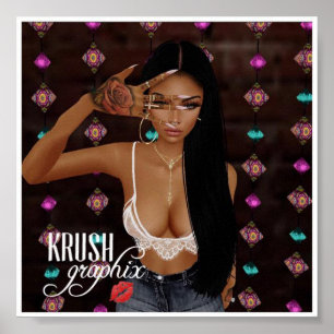 Krush Graphix by Ahsek Novel Poster 02