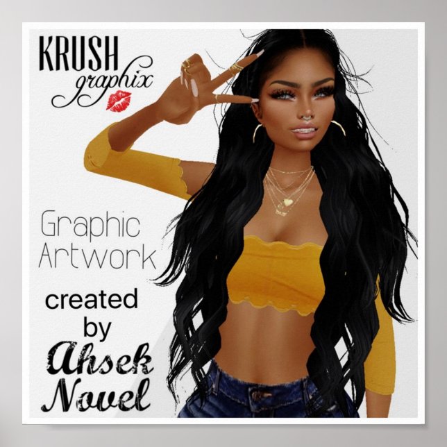 Krush Graphix by Ahsek Novel Poster 25 (Front)