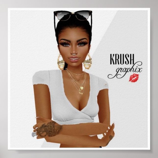krush Graphix by Ahsek Novel Poster 9 (Front)