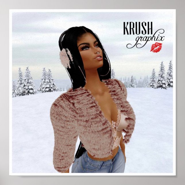 Krush Graphix by Ahsek Novel Snow Day Poster 4 (Front)