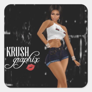 Krush Graphix by Ahsek Novel Stickers 02