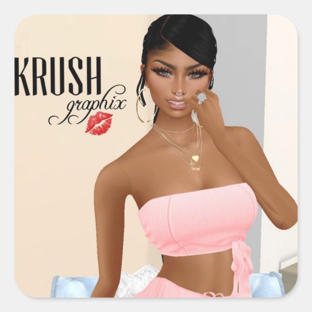 Krush Graphix by Ahsek Novel Stickers 33 (Front)