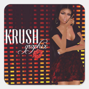 Krush Graphix by Ahsek Novel Stickers 36