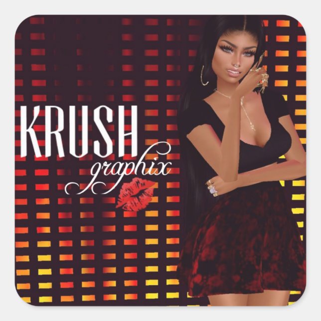 Krush Graphix by Ahsek Novel Stickers 36 (Front)