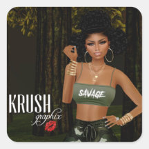 Krush Graphix by Ahsek Novel Stickers 41