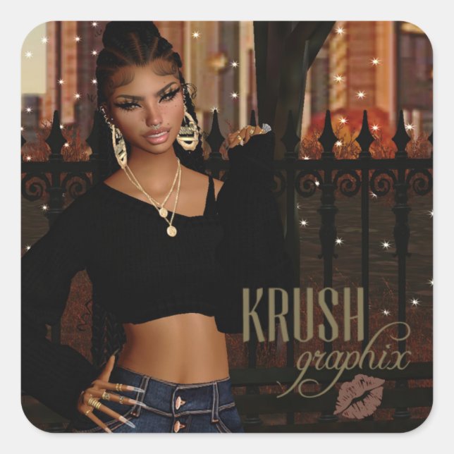 Krush Graphix by Ahsek Novel Stickers 64 (Front)