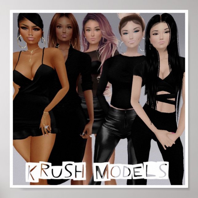 Krush Models Poster 1 (Front)