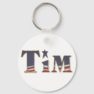 KRW Americana Name Keychain - Tim