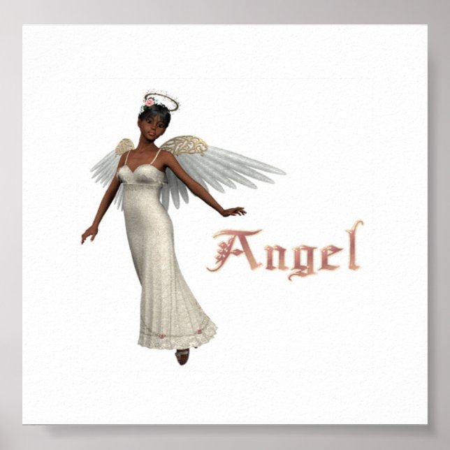 KRW Angel African American Poster (Front)