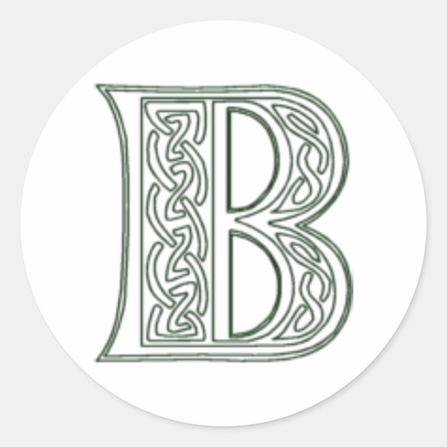 KRW - B - Celtic Monogram Seal (Front)