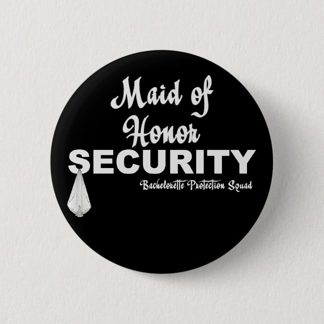 KRW Bachelorette Protection Squad 6 Cm Round Badge (Front)