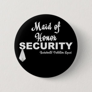 KRW Bachelorette Protection Squad 6 Cm Round Badge