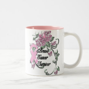 KRW Breast Cancer Survivor Two-Tone Coffee Mug