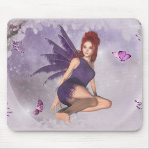KRW Butterfly Dream Fairy Fantasy Art Mouse Mat