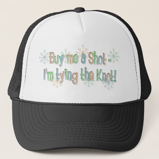 KRW Buy Me a Shot Retro Bachelor Hat (Front)