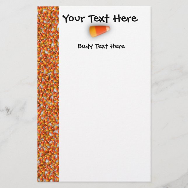 KRW Candy Corn Medium Flyer Template (Front)