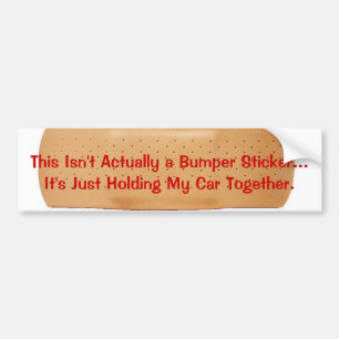 KRW Car Bandage Bumper Sticker