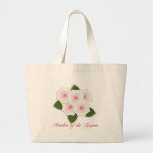 KRW Cherry Blossoms Mother of the Groom Large Tote Bag