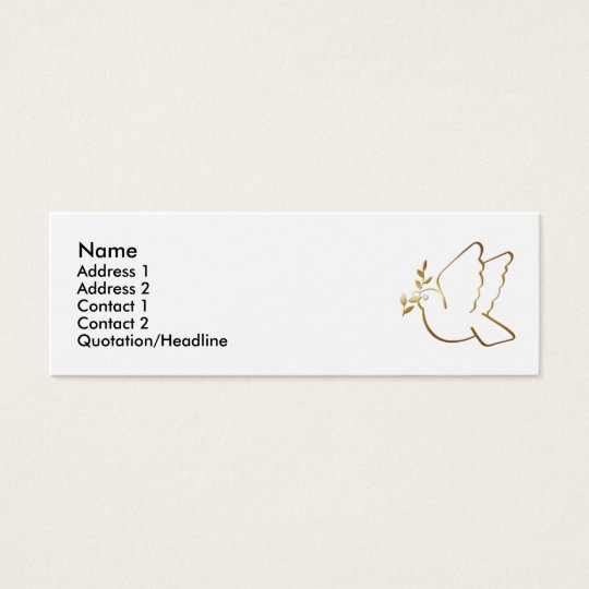 KRW Christian Dove Custom Profile Card