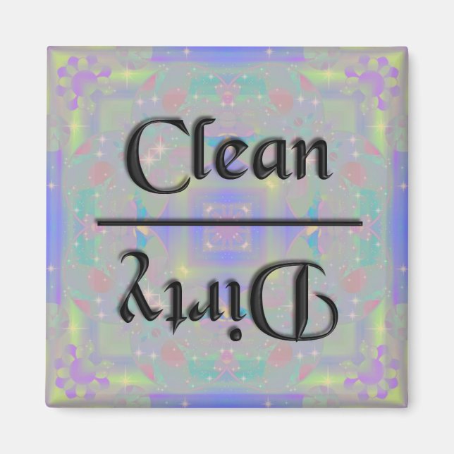KRW Clean and Dirty Kitchen Magnet (Front)
