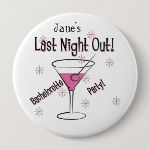 KRW Custom Bride's Last Night Out Bachelorette Pin