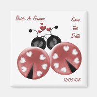 KRW Custom Love Bugs Save the Date Wedding