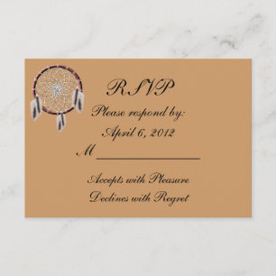 KRW Dreamcatcher Native American Wedding RSVP