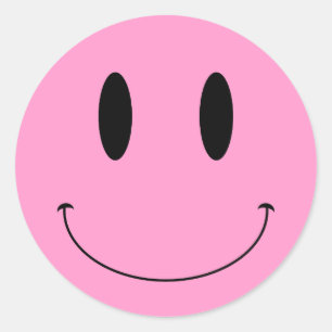 KRW Face Custom Colour Classic Round Sticker