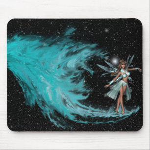 KRW Faery from the Fire - Birth of the Blue Faery Mouse Mat