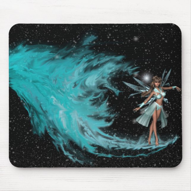 KRW Faery from the Fire - Birth of the Blue Faery  Mouse Mat (Front)