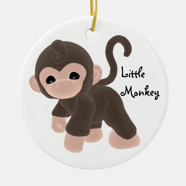 KRW Fun Little Monkey Ornament (Front)