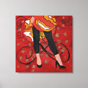 KRW Girls Just Wanna Have Fun Canvas Print