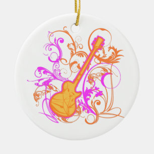 KRW Girls Rock Guitar Grunge Ornament