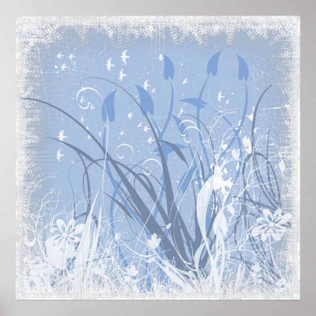 KRW Grunge in Blue Take 2 Poster (Front)