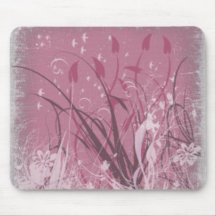 KRW Grunge in Pink Mouse Mat