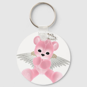 KRW Guardian Angel Bear Key Ring