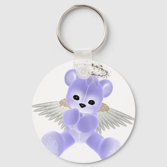 KRW Guardian Angel Bear Key Ring (Front)