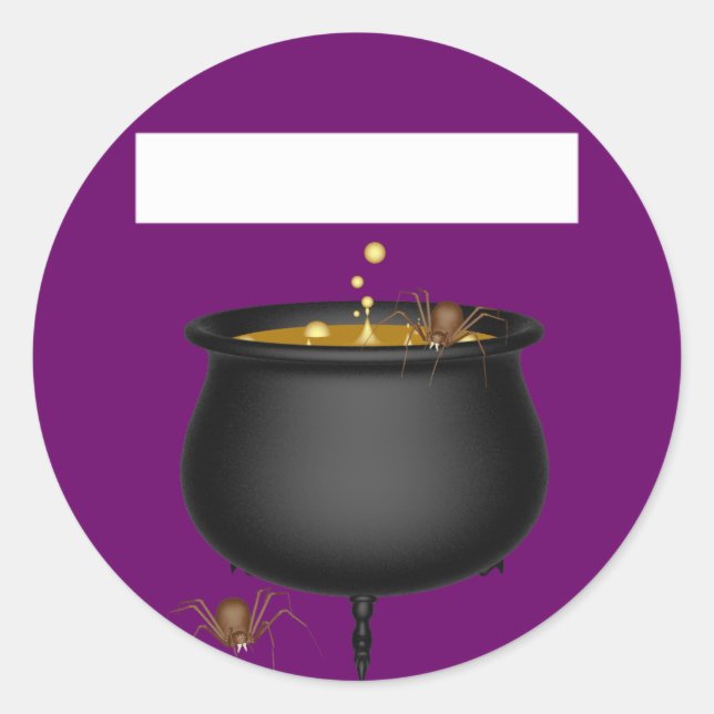 KRW Halloween Name Tag Sticker (Front)