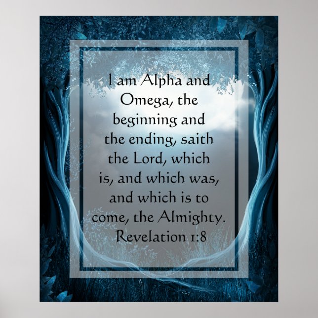 KRW I am the Alpha and the Omega Poster (Front)