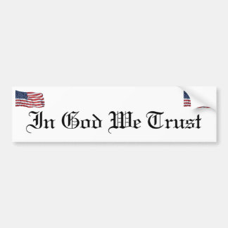 KRW In God We Trust Bumper Sticker