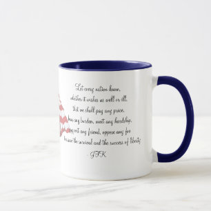 KRW JFK Quote mug
