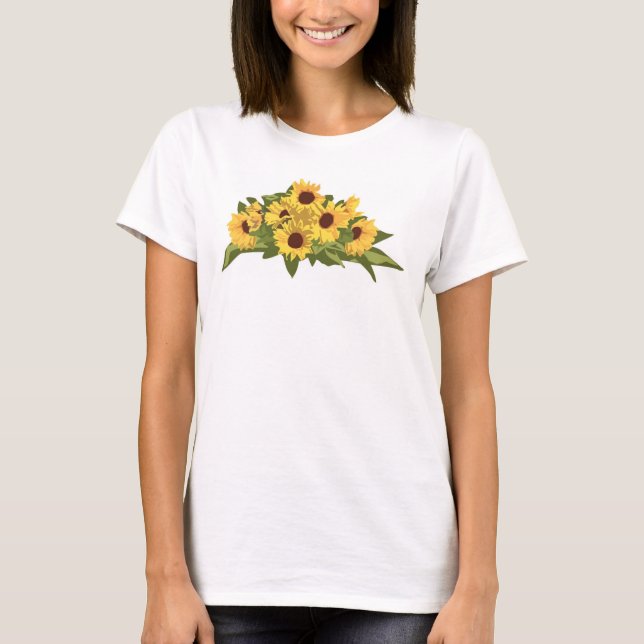 KRW Ladie's Sunflower Shirt (Front)