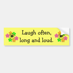 KRW Laugh Bumper Sticker