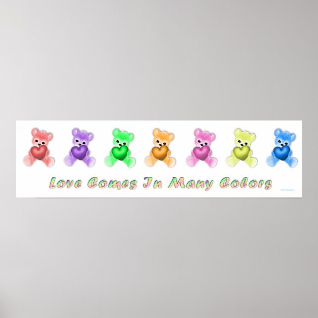 KRW Love Comes in Many Colours Poster (Front)