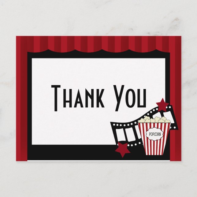 KRW Movie Theater Thank You Postcard (Front)